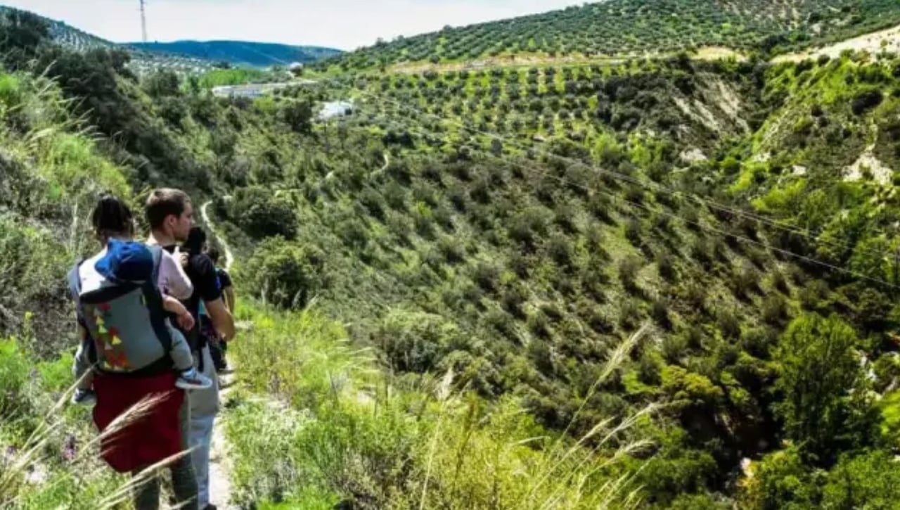 El increíble sendero cerca de Sevilla y con varios cañones