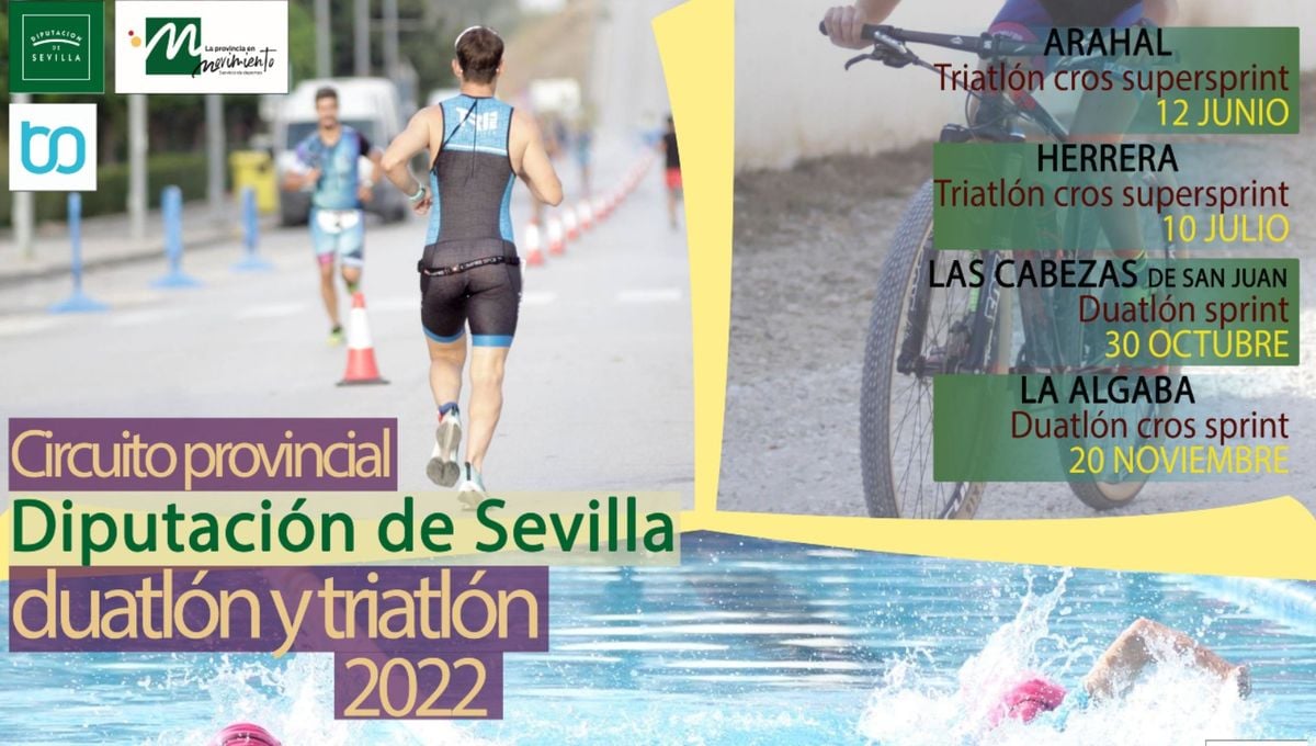 El material obligatorio y las consideraciones básicas para participar en el Circuito de duatlón y triatlón de Diputación