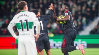 Akor Adams vuelve al Sevilla con goles y energía: "He visto todos los partidos y me dolía mucho"