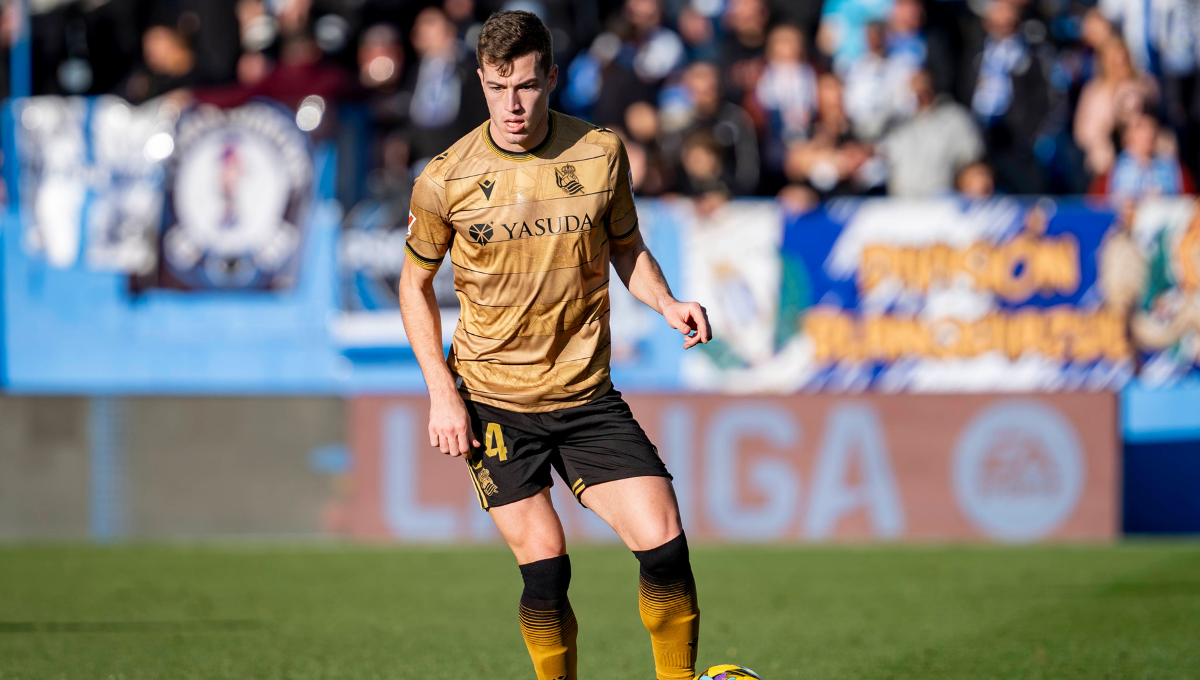 La afición de la Real Sociedad declara a Sucic MVP del partido contra el Mallorca