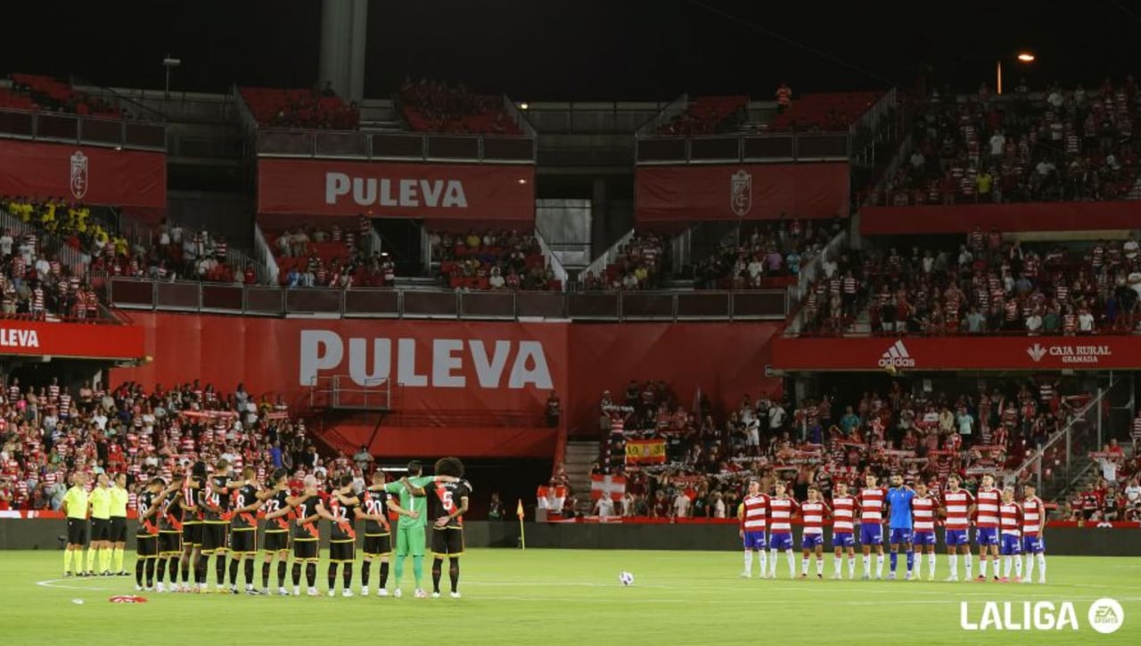 Los incidentes entre la grada de animación del Granada y los aficionados del Rayo