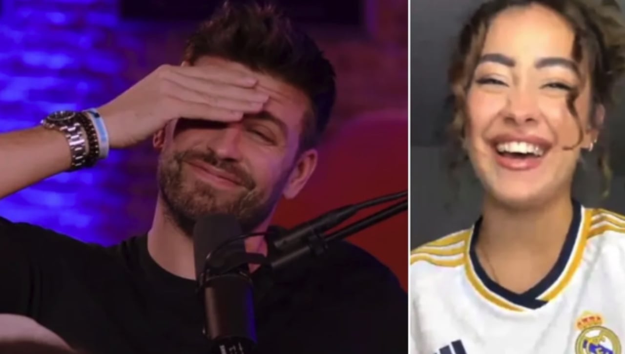 Gerard Piqué 'pide' a Marina Rivers que se desnude durante un directo de la Kings League