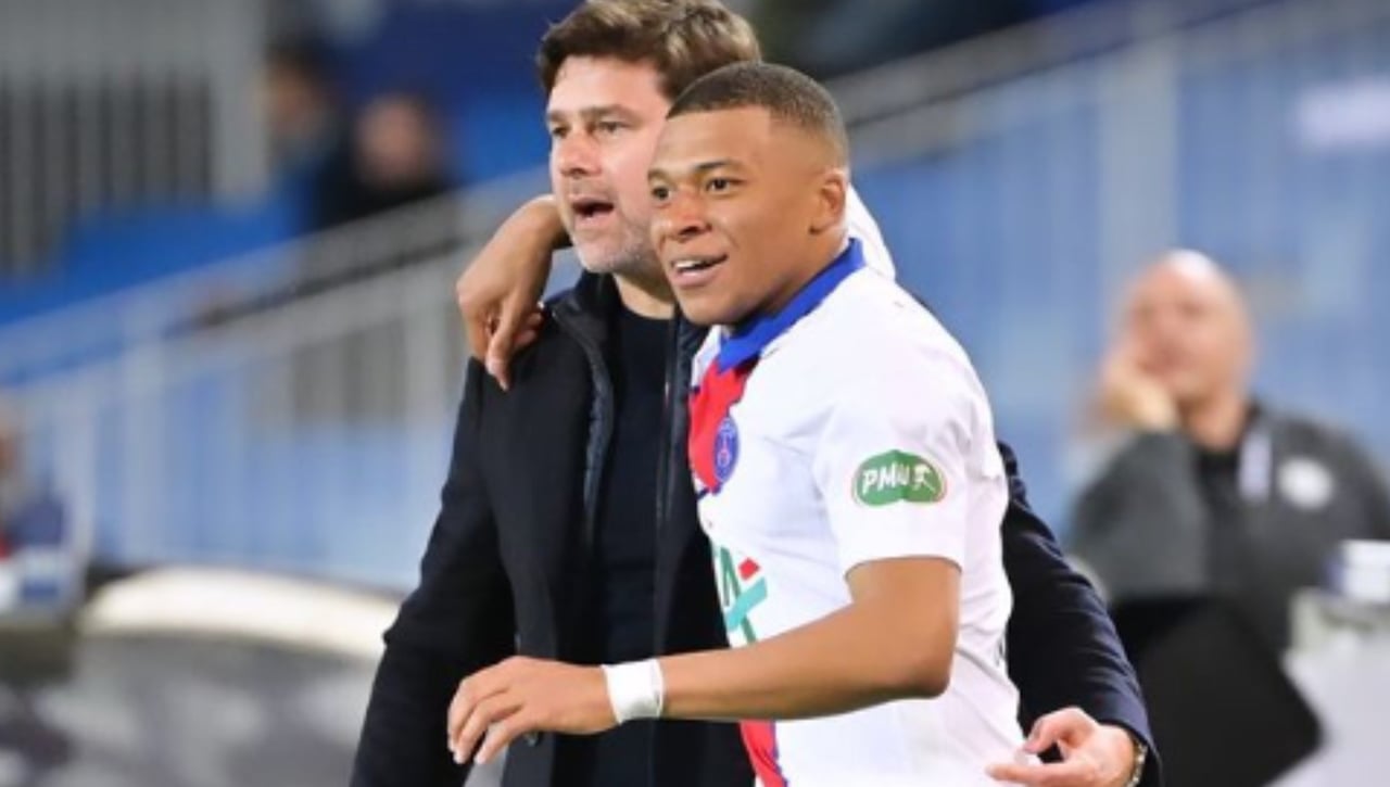 Pochettino manda un mensaje al "inmaduro" Mbappé