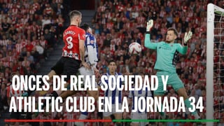 Alineación Real Sociedad - Athletic: Posible alineación de Real Sociedad y Athletic en la jornada 34º de LaLiga EA Sports