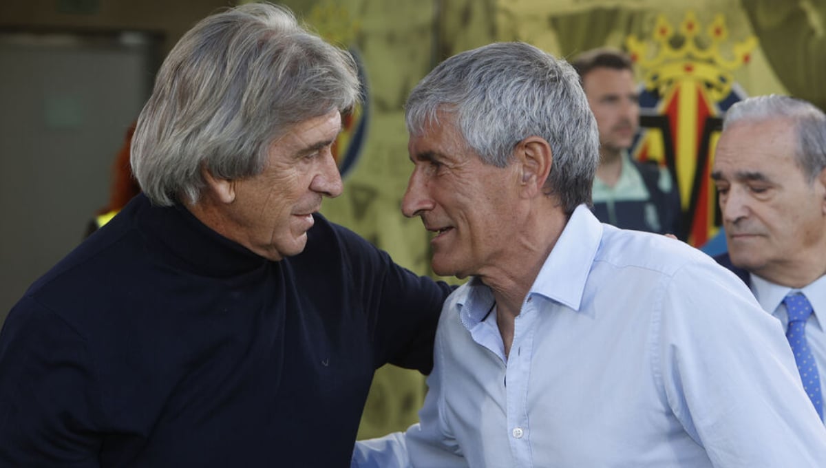 Los piropos de Setién a la plantilla del Betis, primer rival liguero del Villarreal 