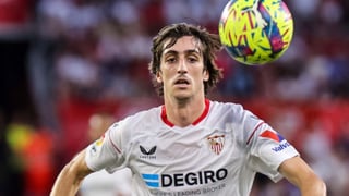 Bryan Gil, entre su mala puntería y el tren del Sevilla