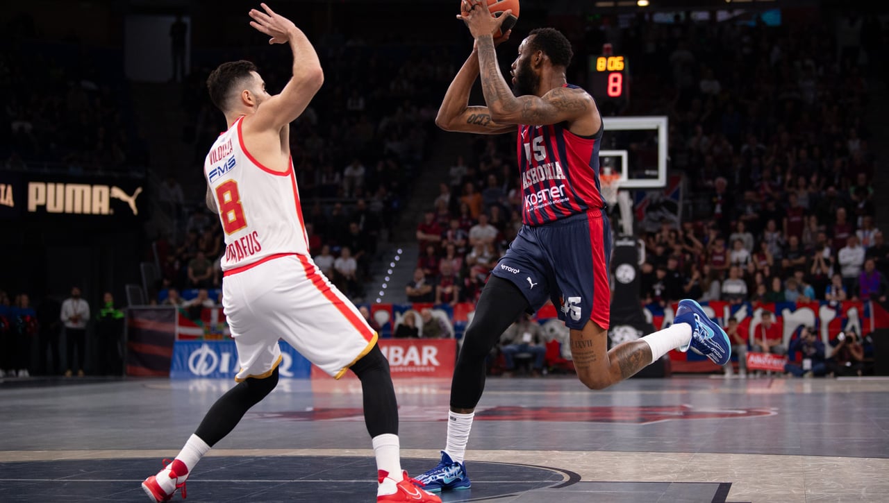 El Baskonia se queda a un paso de la hazaña