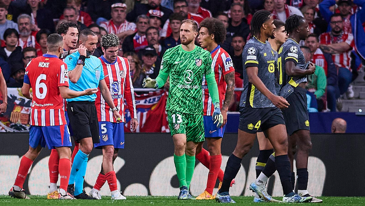 Polémica escandalosa en el Atlético de Madrid - Lille
