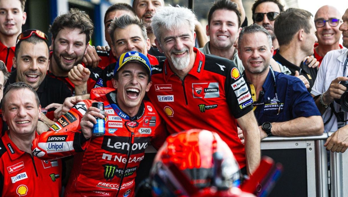 Ducati se planta con el lío formado por Marc Márquez y Pecco Bagnaia en el box