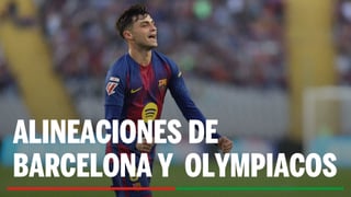 Barcelona - Olympiacos: Alineaciones posibles, horario, canal y dónde ver en TV y online el partido de la jornada 3 de la Champions League