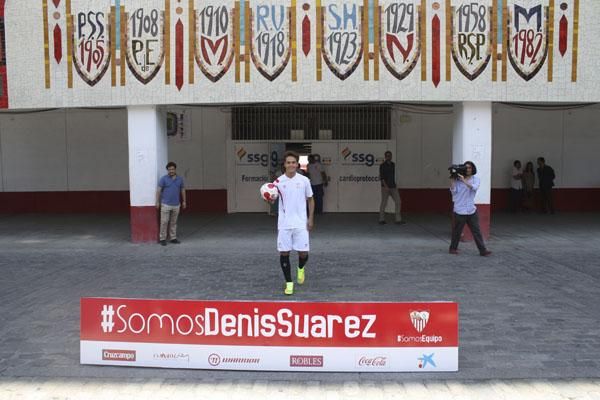 La presentación de Denis Suárez, en imágenes