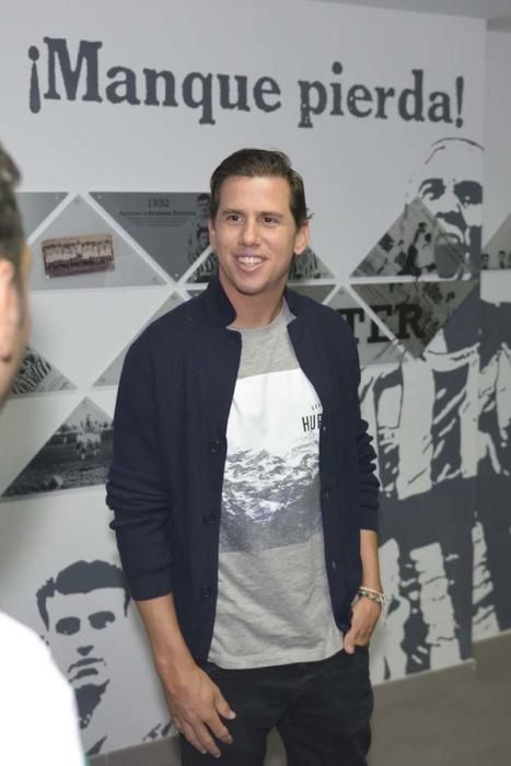 Paquito Navarro visita al Betis