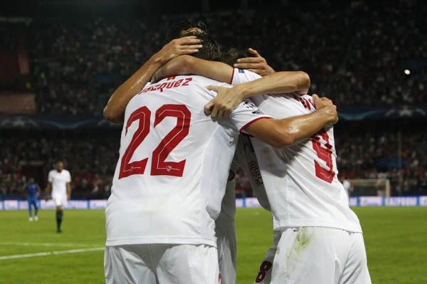 La victoria del Sevilla ante el Dinamo (4-0), en imágenes