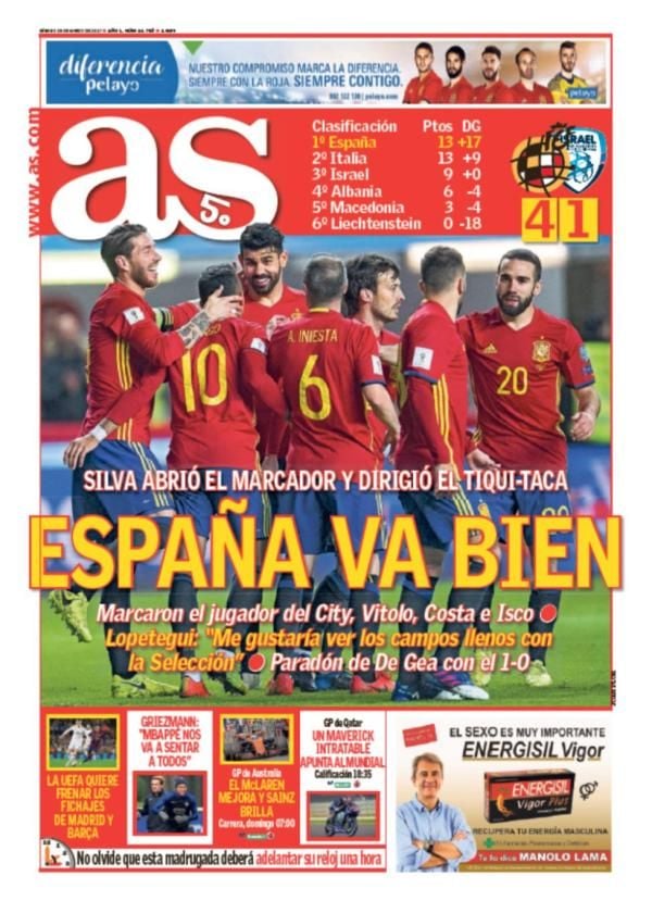 España, Coutinho, Maksimovic... Así vienen las portadas del sábado