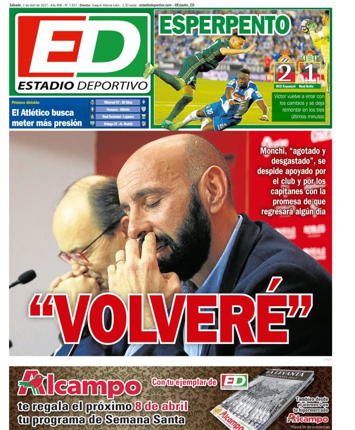 Las portadas de ESTADIO Deportivo del mes de abril