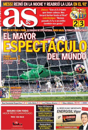 La gesta de Messi, en las portadas de la prensa deportiva