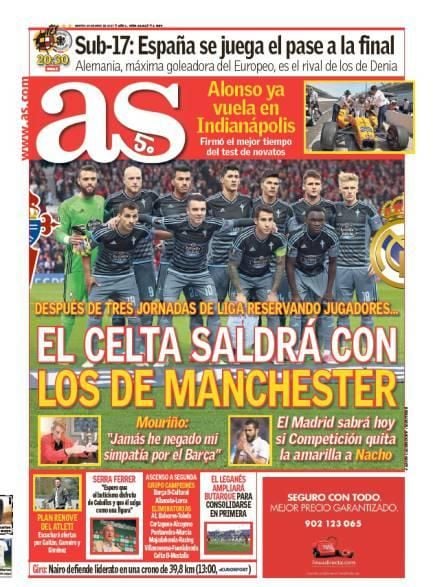 Guardiola, Serra, Marlon o Emery, en las portadas de la prensa deportiva