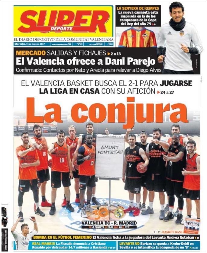 Berizzo, Cristiano, los Warriors, Yeray... las portadas de la prensa deportiva