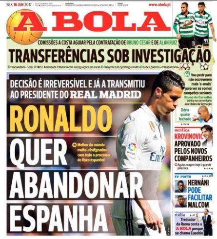 Ronaldo, Donnarumma, Verrati.... Las portadas de la prensa deportiva