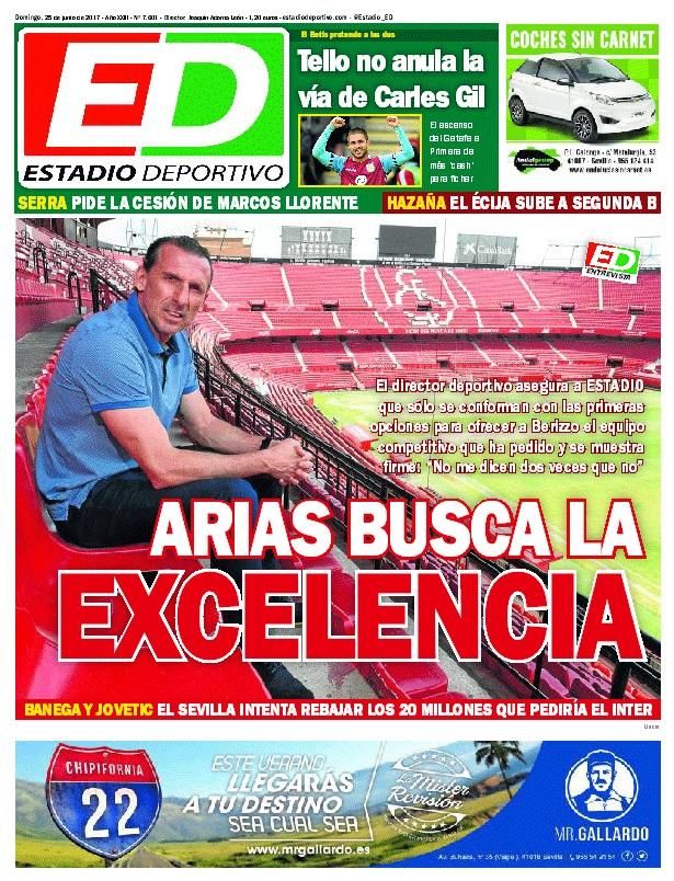 Paulinho, Bale, Arias... así vienen las portadas del día