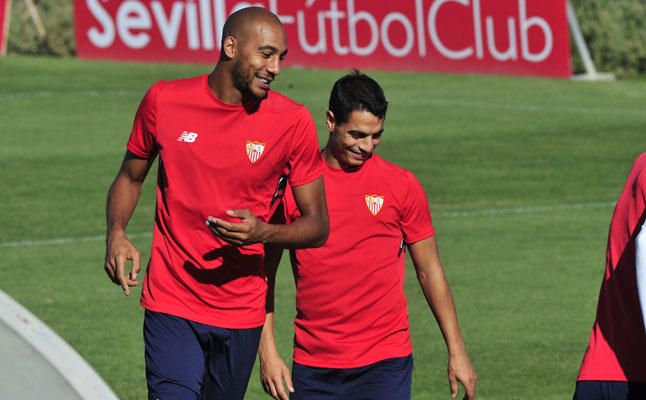 Las mejores imágenes del entrenamiento del Sevilla