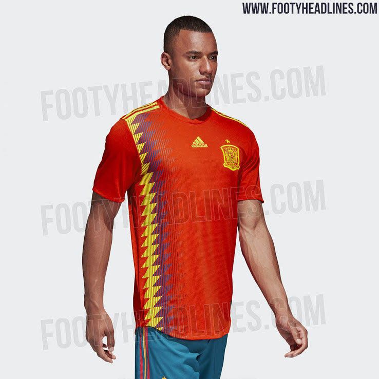Así sería la camiseta de España en el Mundial