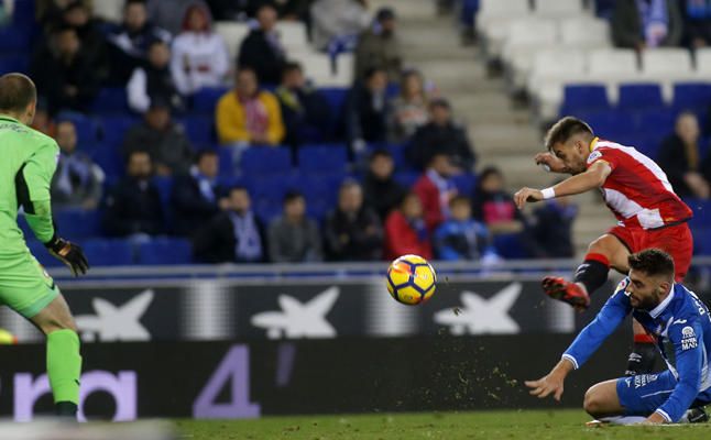 0-1: El Girona enciende las alarmas del Espanyol