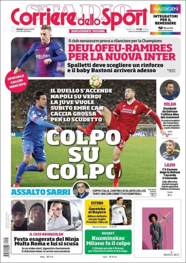 La oferta del Barça por Coutinho, el mensaje de Guedes, Kepa... así vienen las portadas