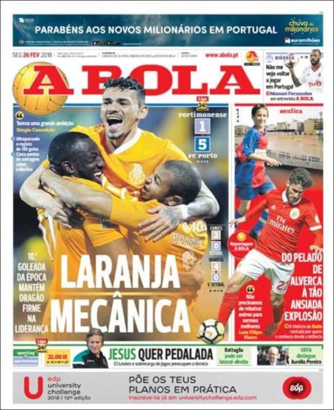 El Maratón de Sevilla, la goleada del Atlético, Messi, el City... Así vienen las portadas de hoy