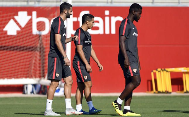 Gonalons se estrena en los entrenamientos del Sevilla
