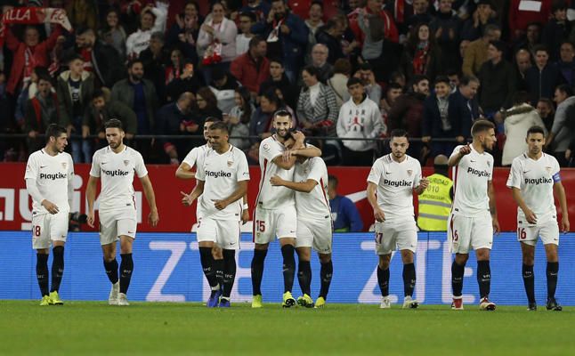 Las imágenes de la victoria del Sevilla ante el Espanyol
