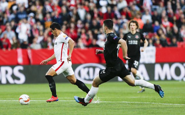 Las imágenes del Sevilla 2-2 Slavia