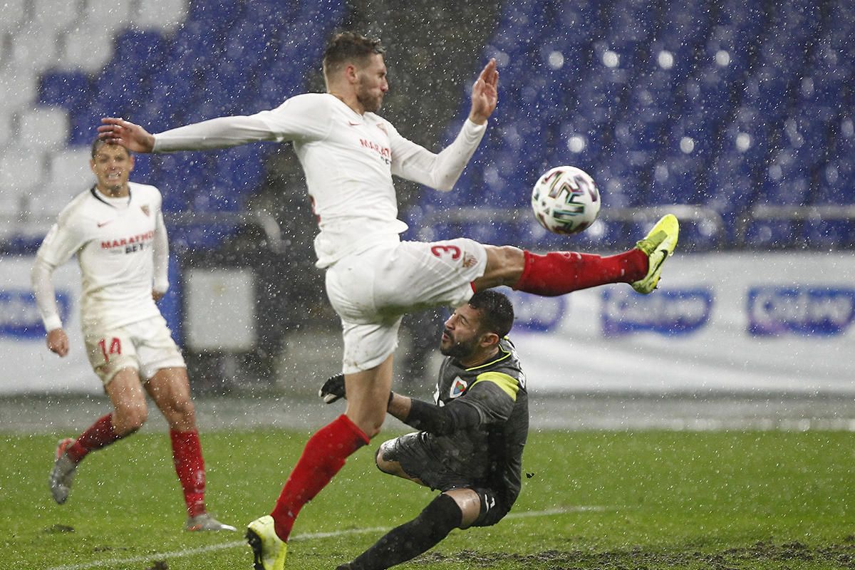 Las imágenes del Bergantiños-Sevilla F.C.