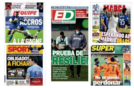 Las portadas de la prensa deportiva hoy 23 de noviembre 2020