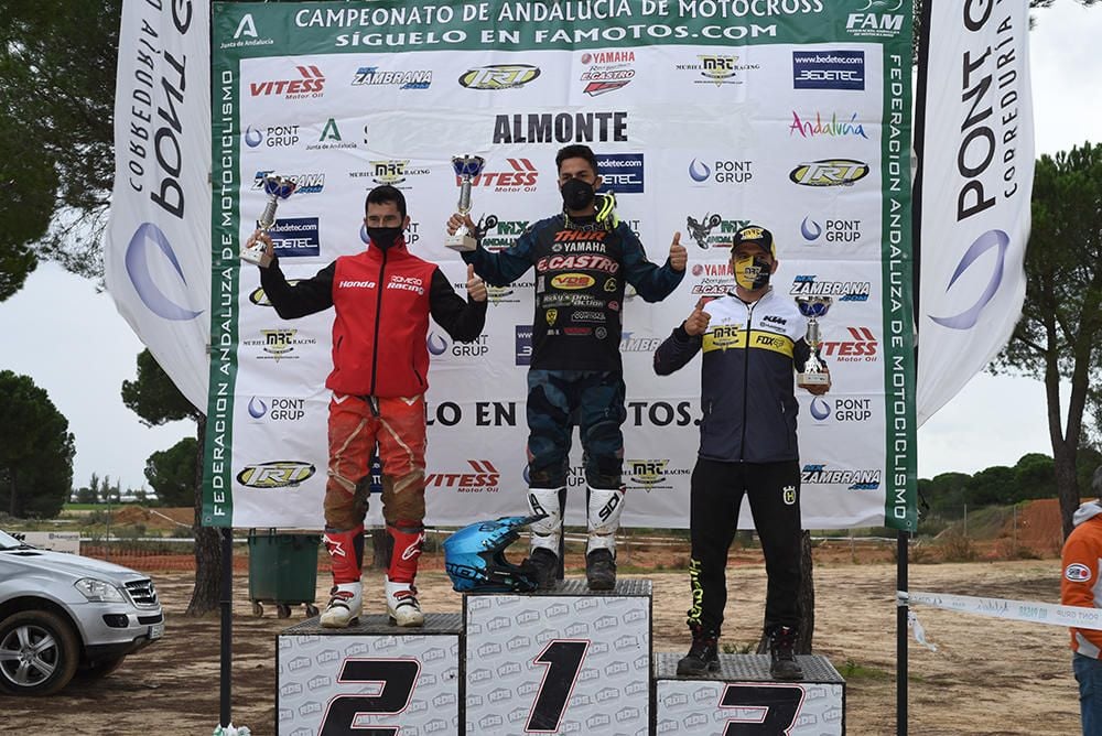 Raúl Álvarez (Yamaha E. Castro) gana en Almonte y lidera el tercer campeonato andaluz en MX3