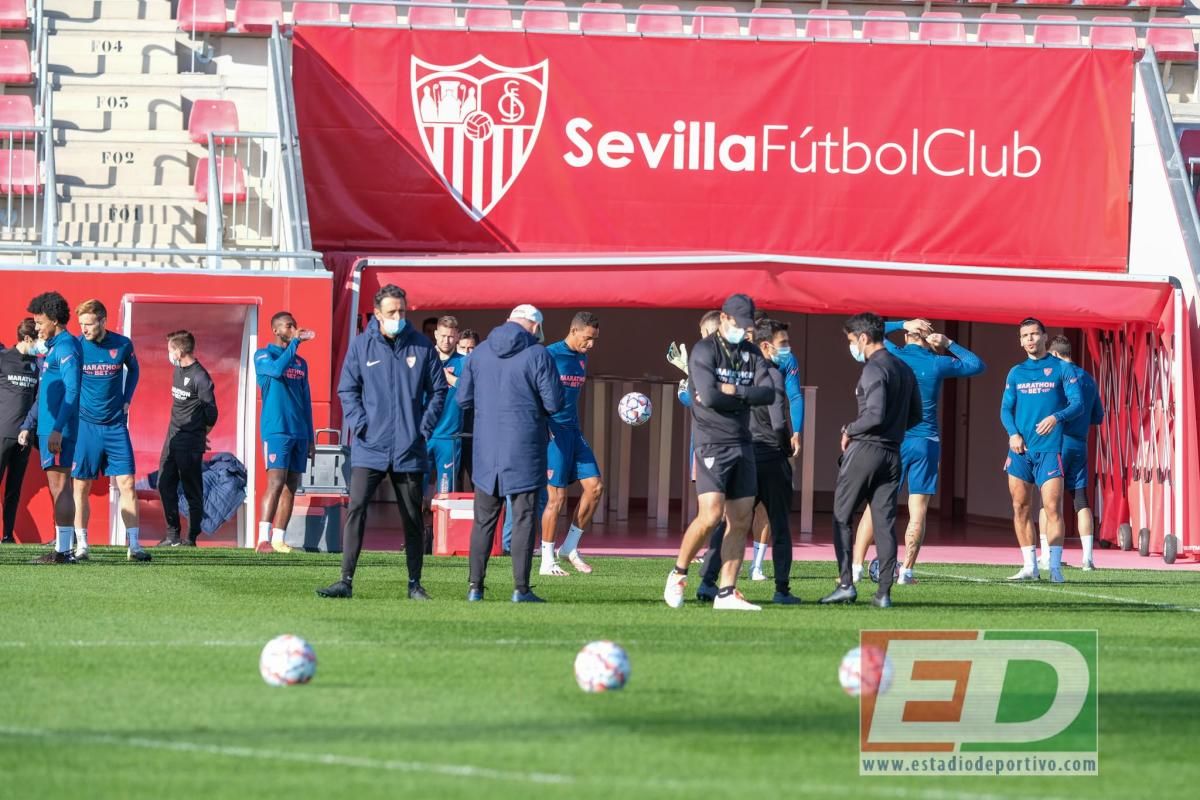 El Sevilla FC prepara la visita del Chelsea FC con nueve bajas