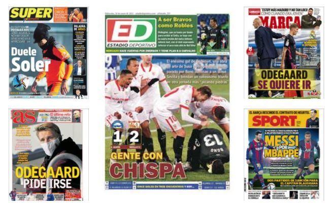 Las portadas de la prensa deportiva hoy 20 enero 2021