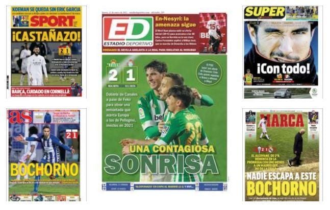 Las portadas de la prensa deportiva hoy 21 enero 2021