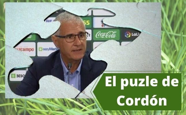El puzle de Cordón para el Betis 21/22