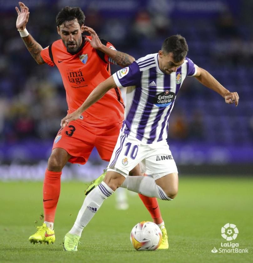 Goles y mejores imágenes del Valladolid 1-1 Málaga