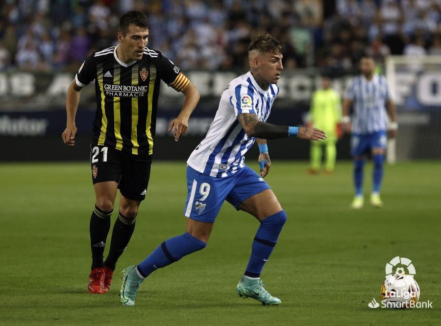 Goles y mejores imágenes del Málaga 1-1 Zaragoza