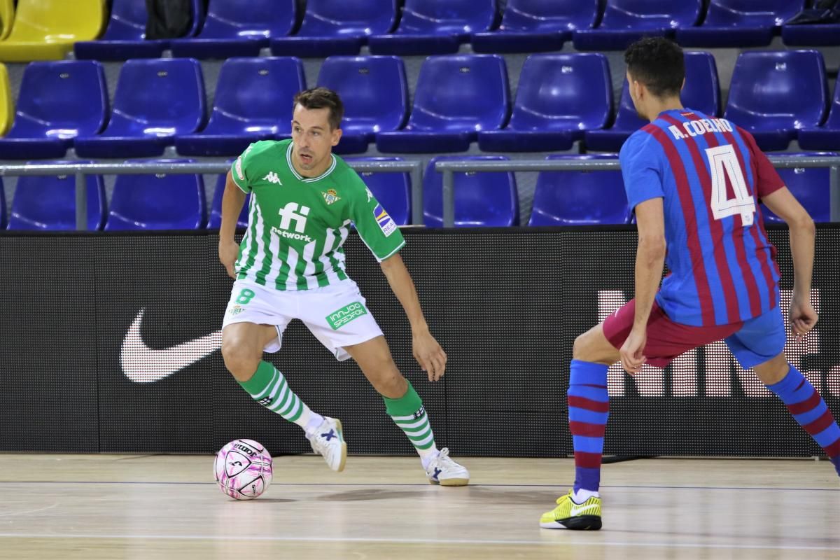 4-1: Marcador engañoso, pues el Betis Futsal tuteó al Barça en el Palau