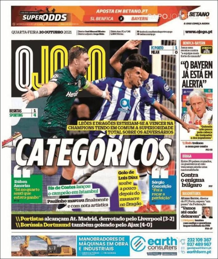 El Sevilla en Champions, el nuevo Carvalho en el Betis, el derbi, la jornada europea... así llegan las portadas deportivas