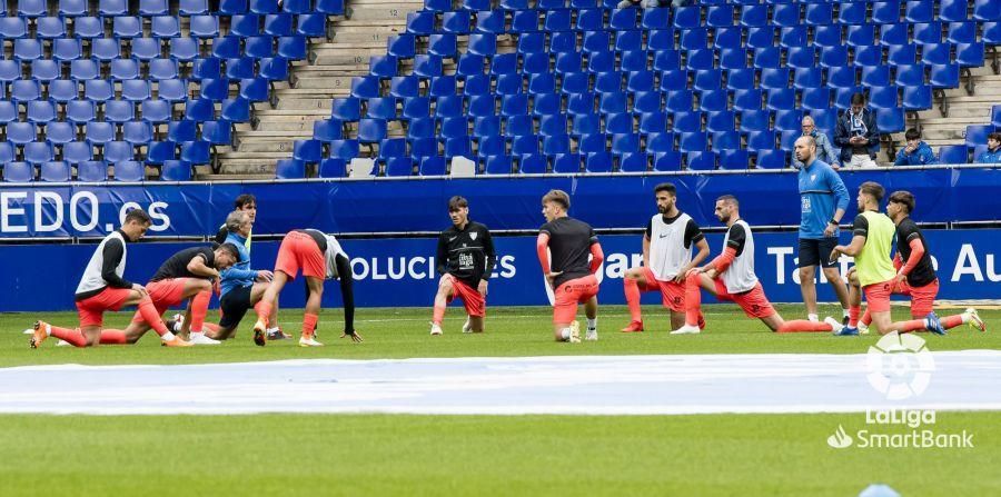 Los goles de Genaro y Borja Bastón, el palo de Antoñín... Las mejores imágenes del Oviedo 2-1 Málaga