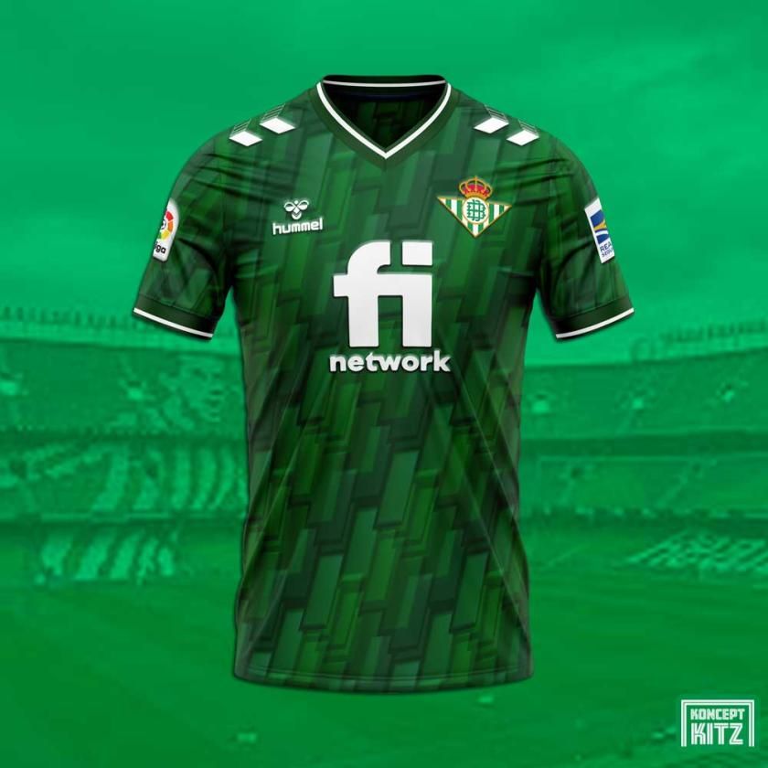 Lo que Hummel prepararía para las camisetas del Betis 22/23: nuevos indicios y 'concept kits'
