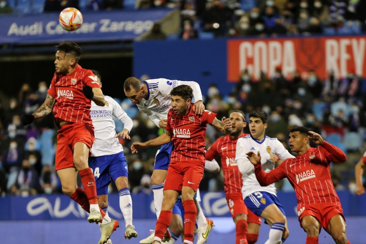 Las imágenes del Zaragoza-Sevilla F.C.