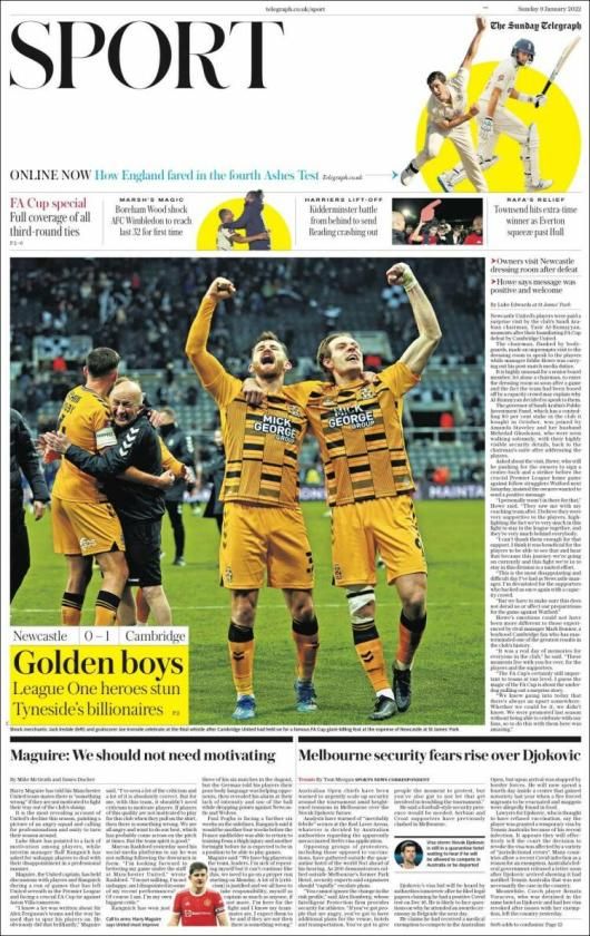 '¡Escándalo en el Bernabéu!','¡Qué sorpresa!', 'La gloria cuesta'... Así vienen las portadas del domingo