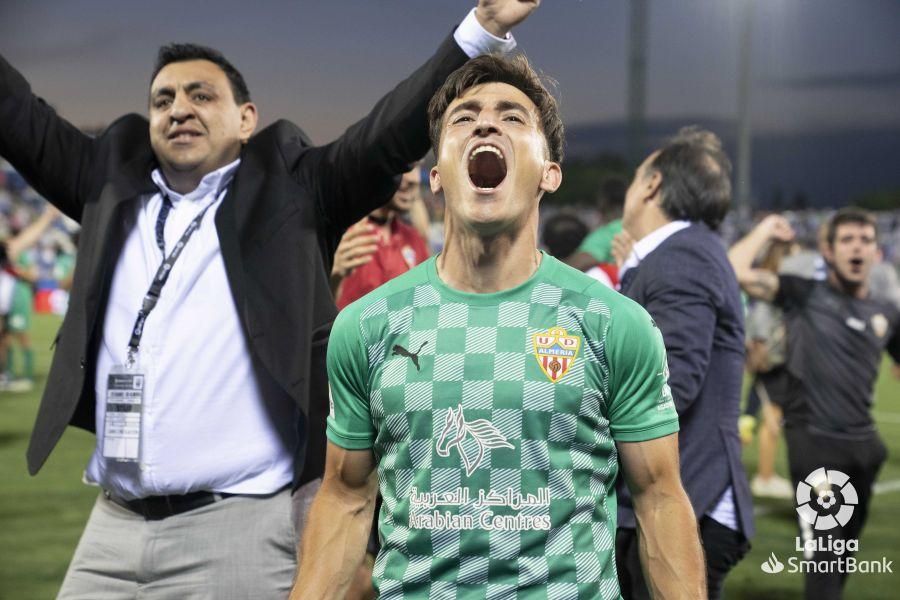 Así celebró el Almería el ascenso a Primera
